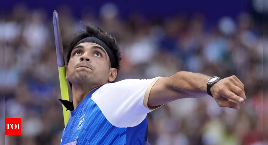 Watch: How Neeraj Chopra’s monstrous throw took him to Paris Olympics final in just one attempt | Paris Olympics 2024 News