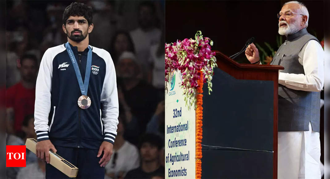 ‘Your life is an inspiration’: PM Modi praises Aman Sehrawat’s resilience after overcoming early loss of parents | Paris Olympics 2024 News