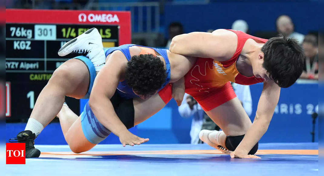 Explained: Why wrestler Reetika Hooda lost in quarters despite a tied 1-1 bout against Aiperi Medet Kyzy at Paris Olympics | Paris Olympics 2024 News