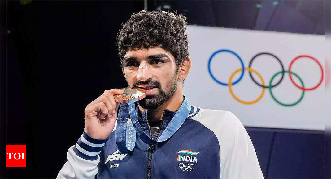 Aman Sehrawat wrestles past adversities to claim glory at Paris Olympics | Paris Olympics 2024 News