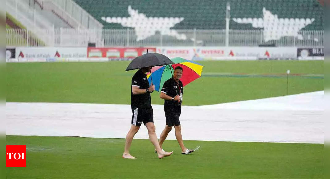 Pakistan vs Bangladesh 2nd Test: Persistent rain in Rawalpindi washes out Day 1 | Cricket News