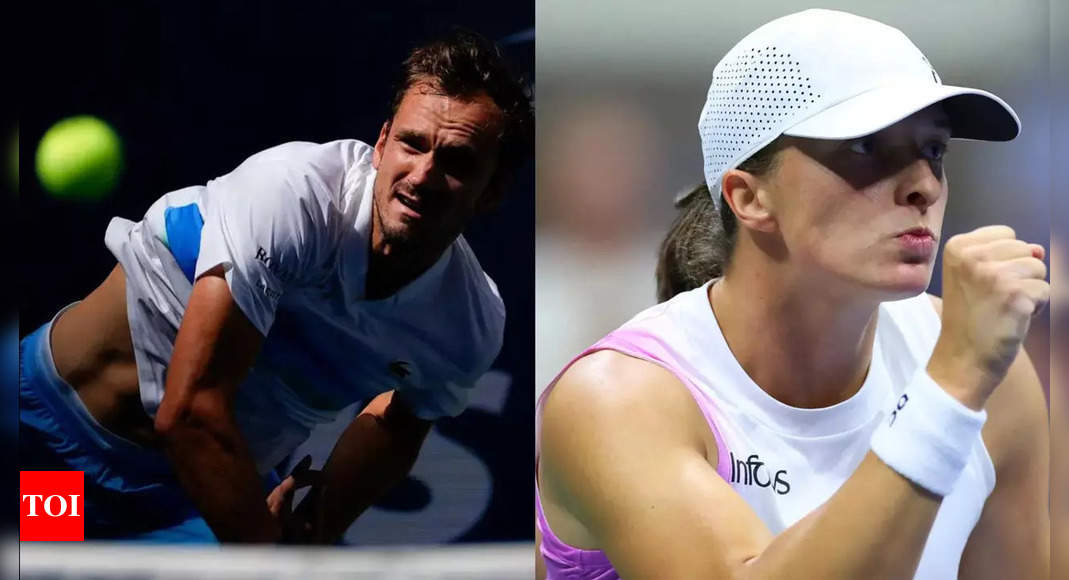 Former champions Daniil Medvedev, Iga Swiatek move into US Open quarterfinals | Tennis News