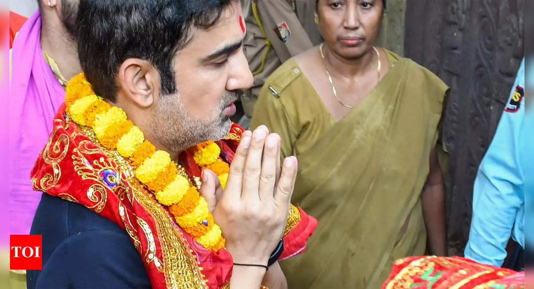 Watch: Team India head coach Gautam Gambhir visits Kamakhya Temple in Guwahati | Cricket News