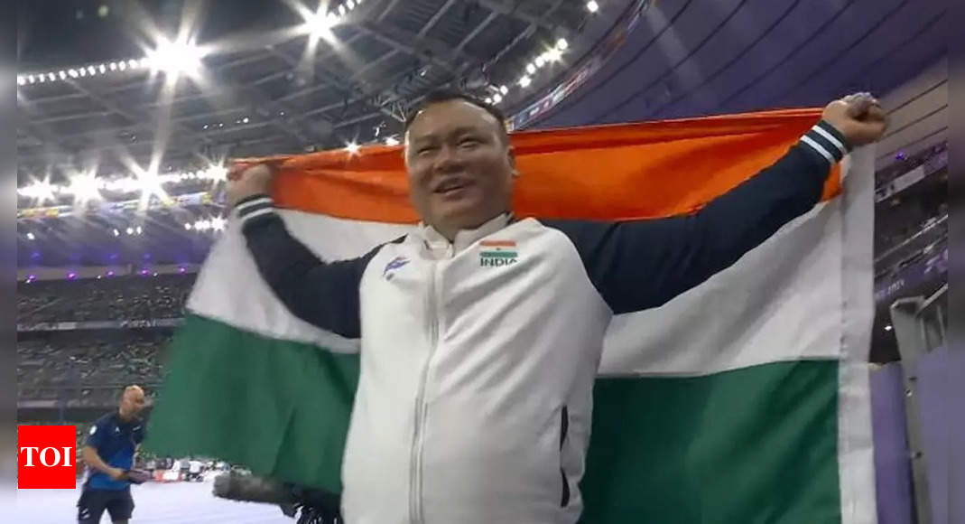 Landmine survivor shot-putter Hokato Sema wins Paralympics bronze | Paris Paralympics News