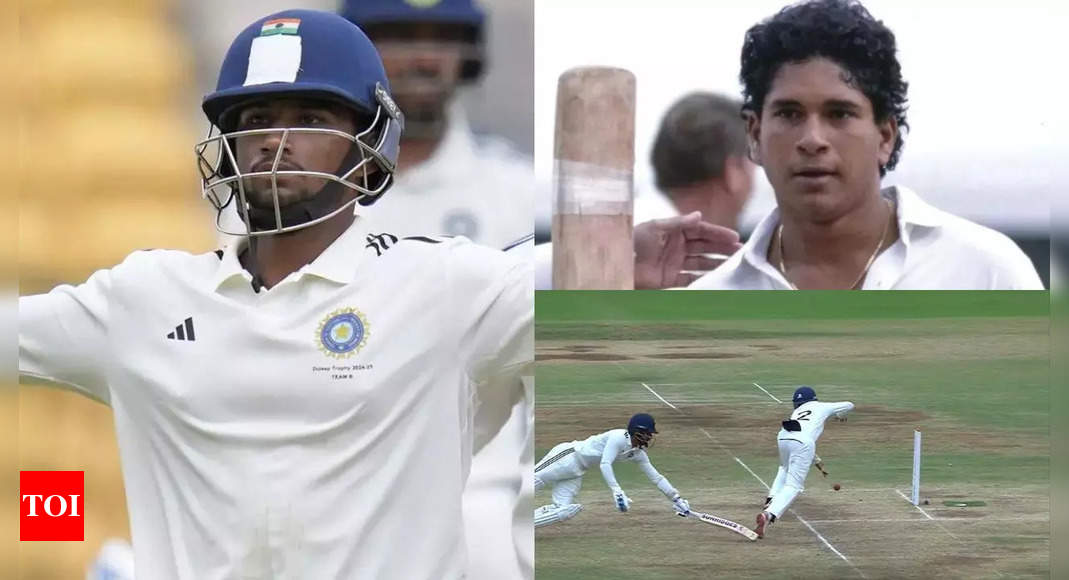 After overtaking Sachin Tendulkar, Musheer Khan sets fielding standards, gets brother Sarfaraz’s love. Watch | Cricket News