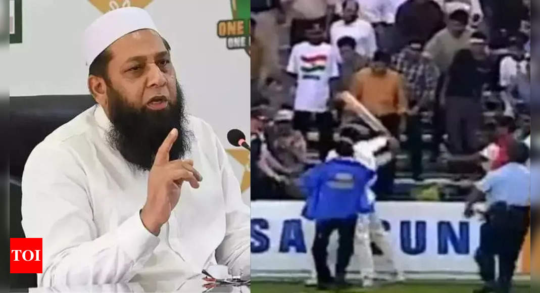 Heated moment! When angry Inzamam-ul-Haq went after Indian spectator with a bat in his hand