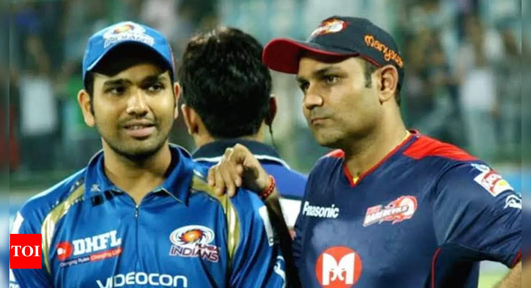 When Rohit Sharma bunked class to meet his idol Virender Sehwag | Cricket News