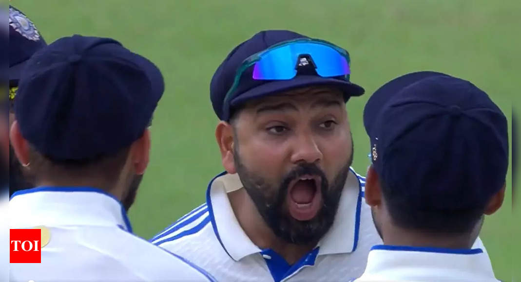 Rohit Sharma’s jaw-dropping reaction on DRS call burns the internet – Watch | Cricket News