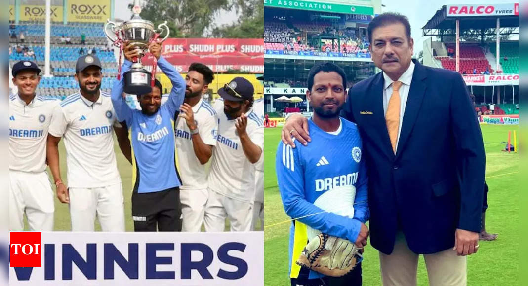 Meet India’s support staff who was handed trophy after series win against Bangladesh | Cricket News