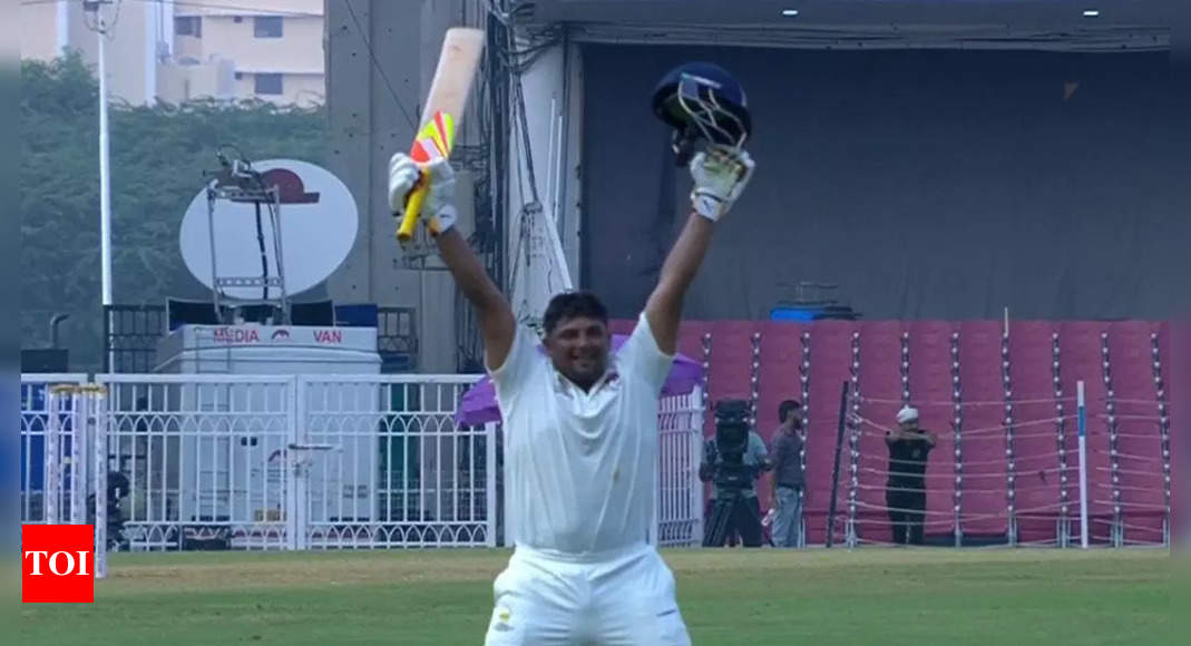 Historic! Red-hot Sarfaraz Khan becomes first-ever Mumbai batter to notch up Irani Cup double ton | Cricket News