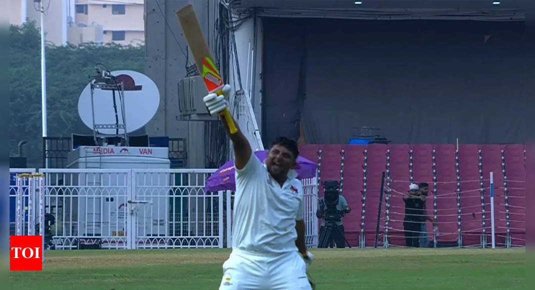 Irani Cup: Sarfaraz Khan smashes double ton, piles up pressure on Rest of India and KL Rahul | Cricket News