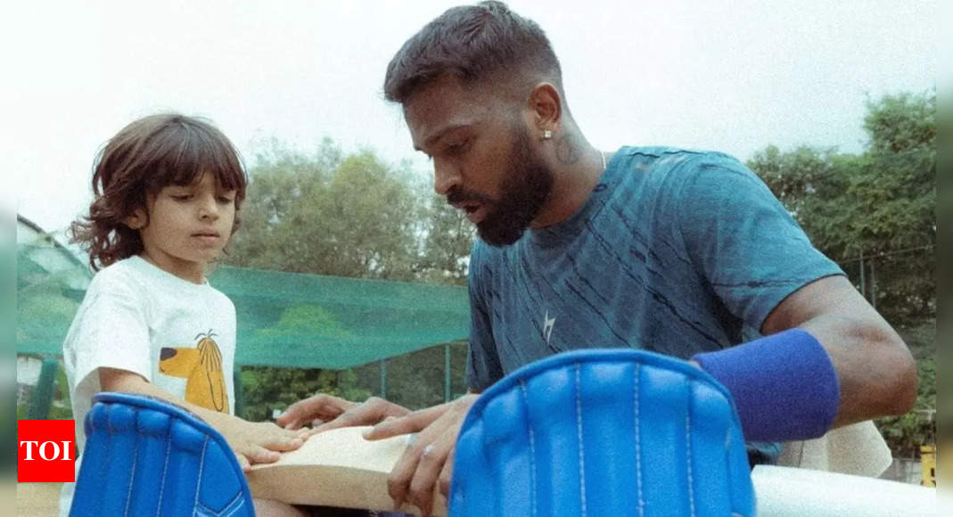 ‘My biggest motivation’: Hardik Pandya shares heartwarming moment with son Agastya during practice session