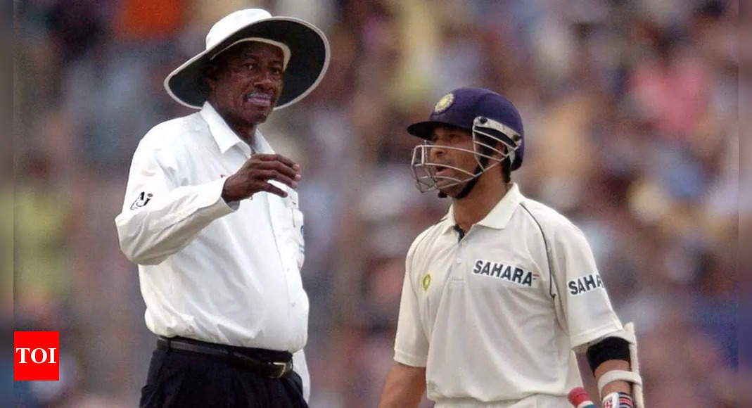 When Steve Bucknor received flak for his ‘infamous’ blunders against Sachin Tendulkar | Cricket News