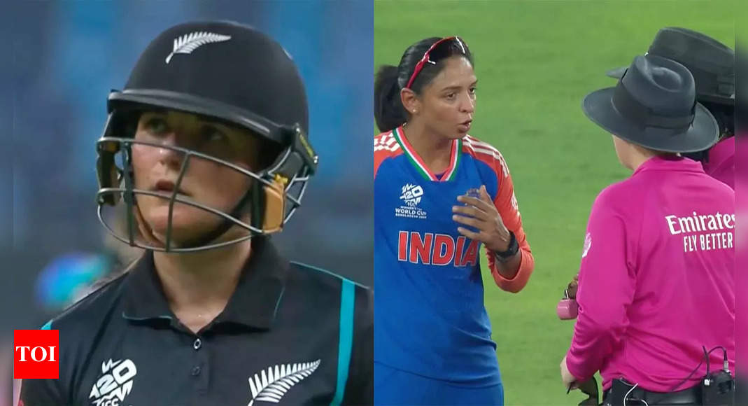 Run-out controversy! Why Amelia Kerr was given not out by on-field umpires during India-NZ Women’s T20 World Cup match | Cricket News