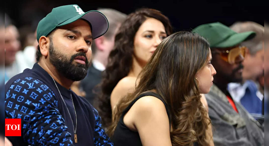 Watch: Rohit Sharma shares spotlight with Thierry Henry, Ronaldinho during NBA Abu Dhabi Game | Off the field News