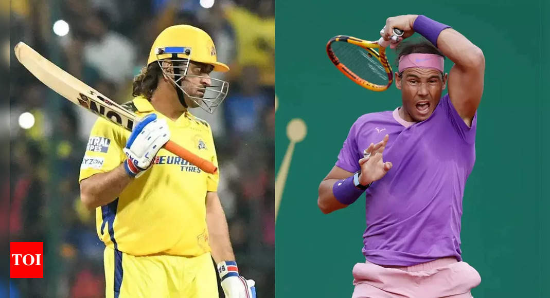 ‘Even when he’s losing…’: When MS Dhoni revealed why he admired Rafael Nadal – Watch | Tennis News