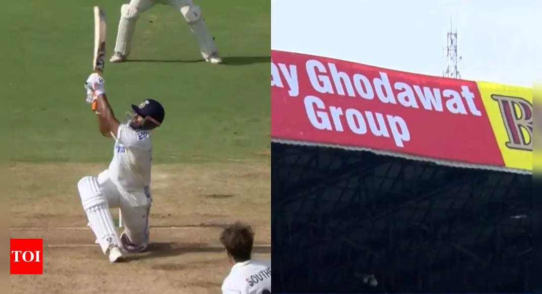 107m SIX! Rishabh Pant smacks Tim Southee out of ground. Watch | Cricket News