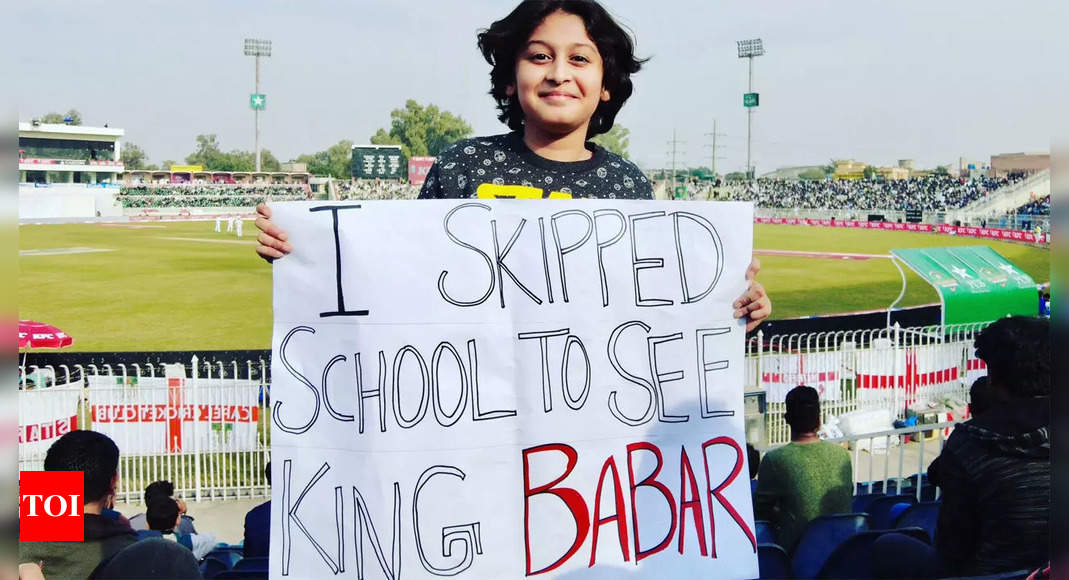 Awkward! Pakistan fan skips school to see ‘dropped’ Babar Azam in Rawalpindi |